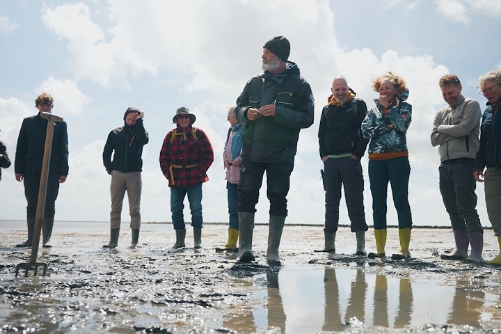 Wad excursie paal 50 in Vlieland